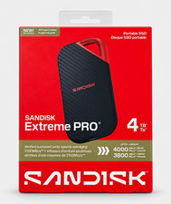 2026 New SanDisk Extreme PRO V3 4TB Portable SSD USB4 4000MB/s SDSSDE83-4T00-G25 picture