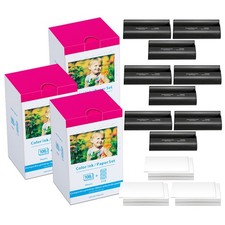 Canon Selphy CP1300 CP1200 4x6 108 shts Color Ink Paper Set KP-108IN Lot picture