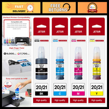 GI20 GI21 Ink Refill Bottles Kit for Canon PIXMA G Series - 4-Pack, 170ML Black, picture