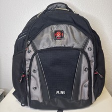 SwissGear ULINE Laptop Computer Backpack BLK/GREY Swiss Army S-20987 picture
