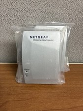 NETGEAR PS121 USB MINI PRINT SERVER - NEW - WITHOUT OEM POWER CORD AC ADAPTER picture