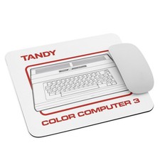 Retro Tandy Color Computer 3 Mouse Pad – CoCo 3 Vintage Style Desk Mat picture