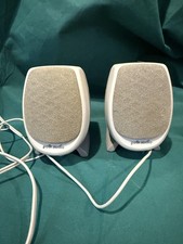 Pair Polk Audio Desk Top Computer SPEAKERS Item# 000M3A2-0 Grey picture