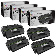 LD Products 4PK Replacement HP 80X Toner Cartridge CF280X 80A CF280A HY Black picture