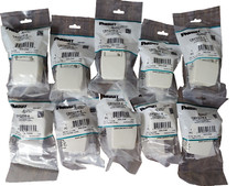 QTY 10 Panduit CBXQ2IW-A Mini-Com 2-Port Surface Mount Box / Quick Release picture