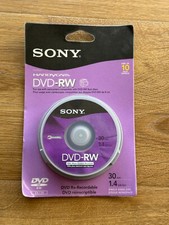 SONY DVD-RW RE-Recordable Discs for HandyCam Camcorder 10 Pack 30 Min 1.4 GB NEW picture