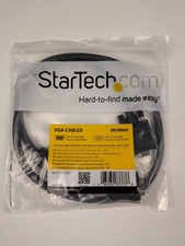 3' Coax High Resolution VGA Monitor Extension Cable HD15 M/F StarTech MXT101HQ3 picture