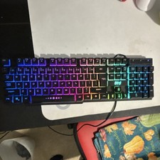 Bto Wired RGB Gaming Keyboard QWERTY English Illuminated USB Multicolor picture