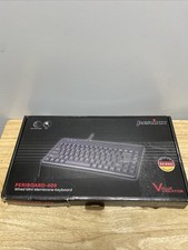 PERIBOARD-409U ES - Mini PS/2 Teclado - Negro Brillante - QWERTY Español con Ñ picture