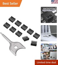 10PCS USB-A Port Blockers with 1 Keys-Removable Type-A Data Protection - Dust... picture