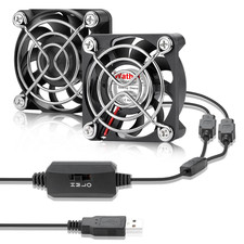 2PCS 50Mm 5V Mini Box USB Computer Fan with 3 Speed Control 5010 picture