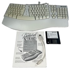 VTG Microsoft Natural Keyboard Elite E06401COMB Ergonomic USB Set-Up Disk Manual picture