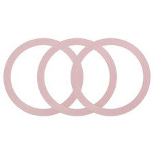 3Pcs Magnetic Adapter Ring Magnetic Wireless Charger Conversion Kit Rose Gold picture