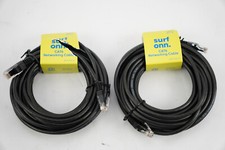 2-Pack New Surf Onn. CAT6 Networking Ethernet Cable 25'Black picture