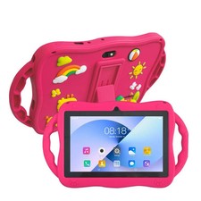 7-Inch Kids Wi-Fi Tablet 1GB+16GB Android 8 with Giraffe Case EU Plug picture