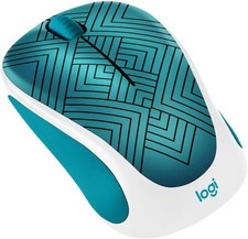 Logitech M317c Wireless Mouse w/ Nano Receiver - Teal Maze (3EA) picture