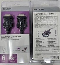 Belkin VGA/SVGA Cable 6ft Qty 2 picture