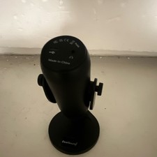 ZealSound USB Condenser Desktop Microphone Black with Mute Switch for Recording picture