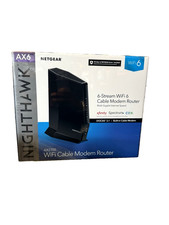 NETGEAR CAX30-100NAR AX2700 Nighthawk DOCSIS 3.1 2.7Gbps WiFi Cable Modem Router picture