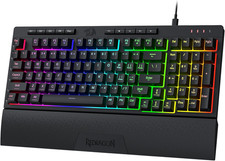 Shiva Wired Rgb Membrane Gaming Keyboard 98 Keys Mechanical Feel Backlit K515 picture