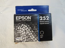 Epson 252 Standard Black Ink Cartridge  Dura Brite Expired 08-2025 picture