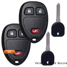 Supaland Key Fob Keyless Entry Ignition Keys Fits For Chevy Silverado Avalanche picture