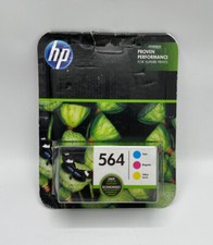 UNOPENED OEM - HP 564 Toner - Cyan, Magenta, Yellow Ink (3-pack) - NEW picture