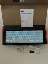 Royal Kludge RK68 Mechanical Keyboard White Dual-Mode - Blue Switch picture