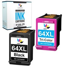 Compatible CMYi HP 64XL Black Color Ink Cartridges Lot 64XL Cartridge Combo Pack picture