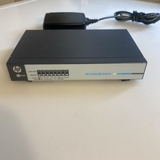 HP ProCurve 1410-8G Switch Managed 8-Port with power adapter J9559A lfd 2 picture