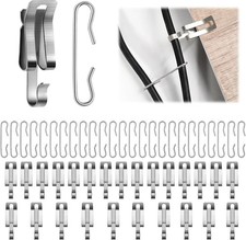 50PCS Heat Cable Clips and Spacers Kit for Roof and Gutter De-Icing - Cable F... picture