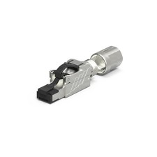 10 Pack of CAT8 RJ45 Tool Less Shielded Plug (Single Piece) picture