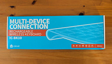 New iClever IC-BK10 Bluetooth Wireless Keyboard – Rechargeable Multi-Device picture
