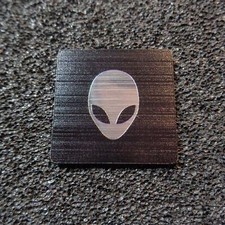 Dell Alienware Logo Label Decal Case Sticker Badge [518] picture