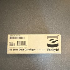 Exabyte EXATAPE Mammoth 8mm Data Cartridge Lot of 10 170m AMF, Plastic Case picture