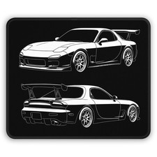 1992-2002 Mazda RX-7 (FD) Mouse Pad - Desk Pad Gift picture