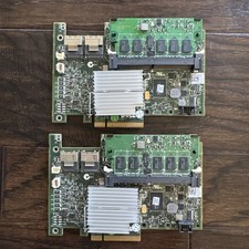 Lot of 2 Dell PowerEdge RAID Controller Cache Modules w/ 1GB Samsung DDR2 RAM picture
