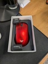 AULA SC900 Pro Wireless Gaming Mouse Red 8K Polling PAW3395 Ergonomic Dual Batte picture