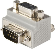 Right Angle DB9 to DB9 Adapter Male to Female Type 2 GC99MFRA2 picture