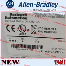 1PC AB T9451 SER A  VER K13 8PT OUTPUT ROCKWELL AUTOMATION  PLC New Sealed T9451 picture