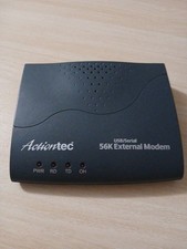 Actiontec 56K External Dial-Up Modem, USB/Serial USB Black picture