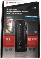 Motorola Arris SURFboard Modem & WiFi Router SBG6580 N300 Dual Band New picture