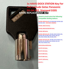 1x HAVIS DOCK STATION Key: Dell Latitude Getac Panasonic DS-DA-502, Stamped D205 picture