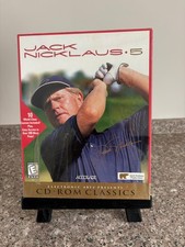 Jack Nicklaus 5 a PC GAME Golf Course Computer Game on CD Rom Vintage SEALED NEW picture