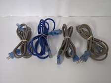 LOT OF 4 WELL WS-001H  10A 125V SHIN E115330 HOSPITAL GRADE 10FT, 3 GRAY, 1 BLUE picture