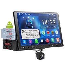 A5L 10 inch Android Double DIN & Single DIN Car Stereo, Floating QLED Touchsc... picture