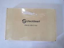 New UtechSmart 6-in-1 USB-C Hub UCN3273 Ethernet HDMI USB 3.0 PD Adapter (V5537) picture
