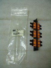 Hubbell FSPSCDO3 FSP Premise Wiring 6-Pack Adapter Panel, SC Duplex *NOS* picture