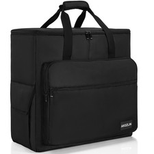 PC Travel Case Desktop Carrying Case PC Bag Padded Nylon Carry Tote Bag for T... picture