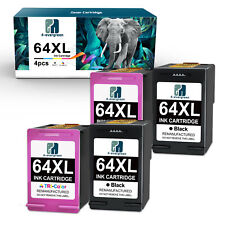64 XL 64XL Ink Cartridges for HP ENVY 6255 6258 7130 7164 7830 7855 7858 lot picture